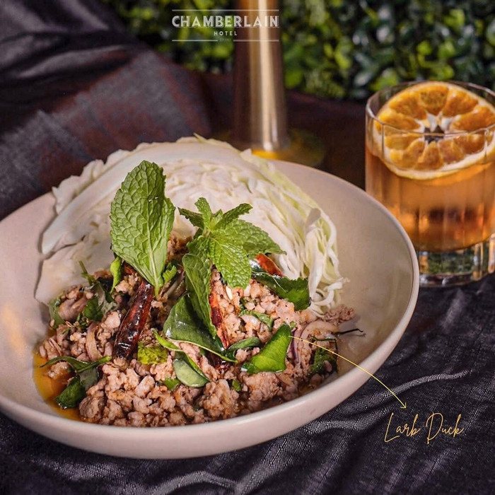 Larb, a Thai minced meat salad